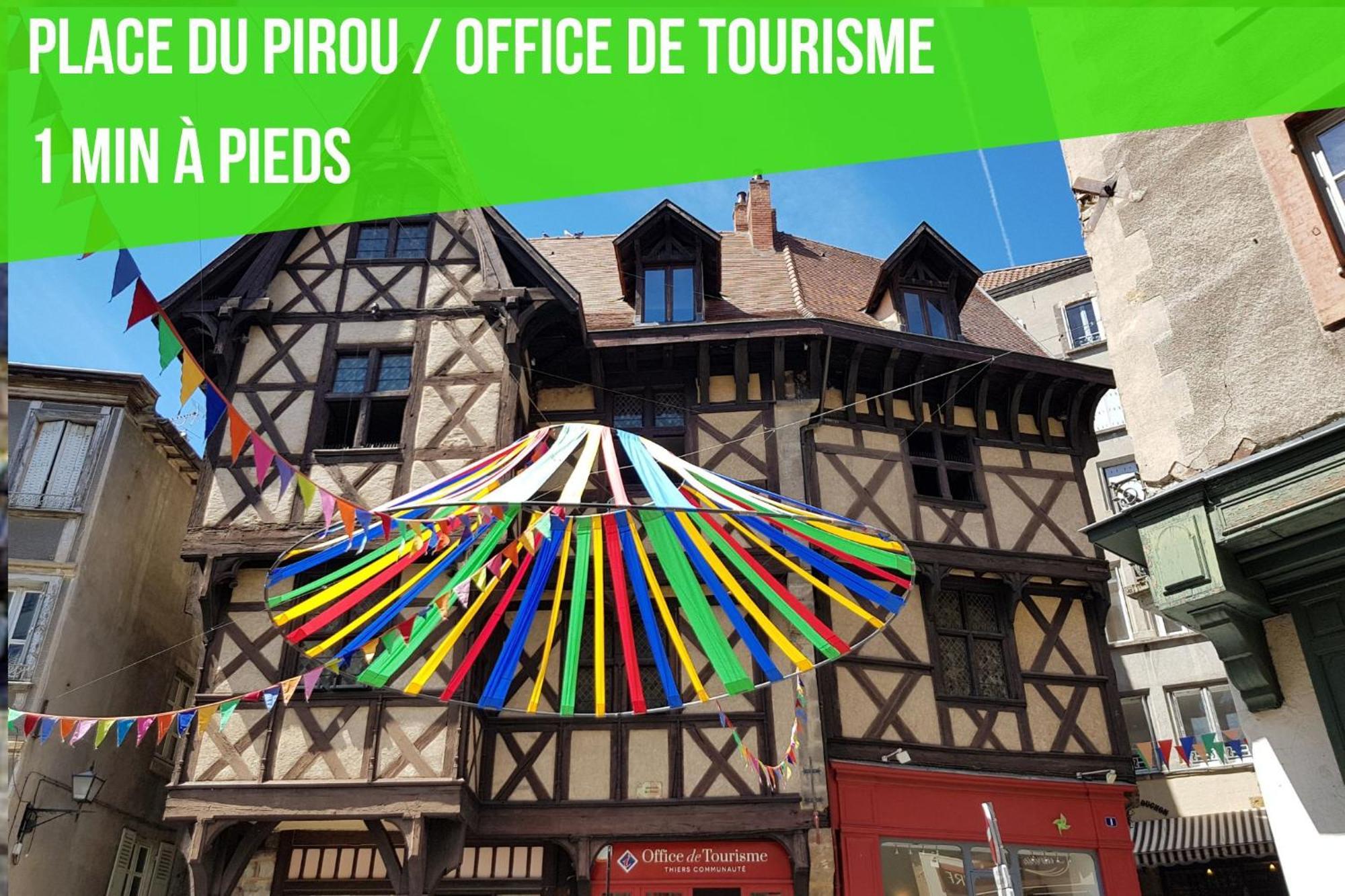 Le Grand Pirou # Lumineux # Halte Auvergne Thiers Eksteriør bilde